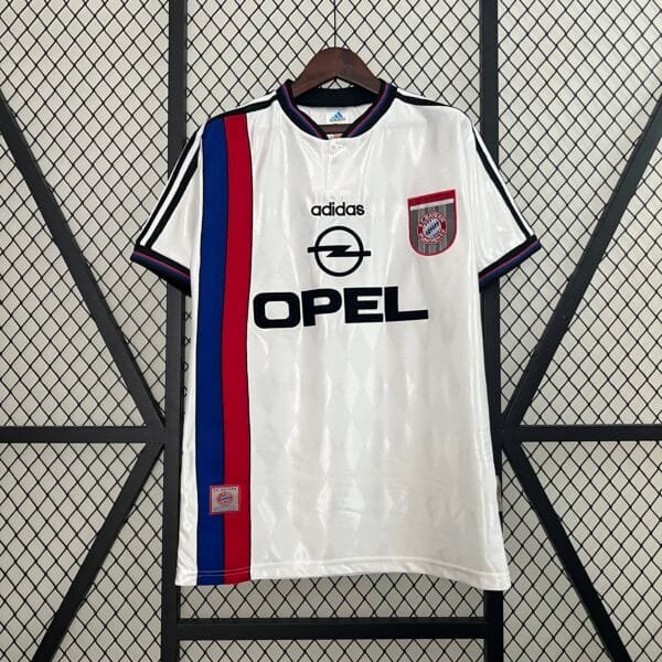 Camisa Retrô Bayer Munich 96/98 Fora